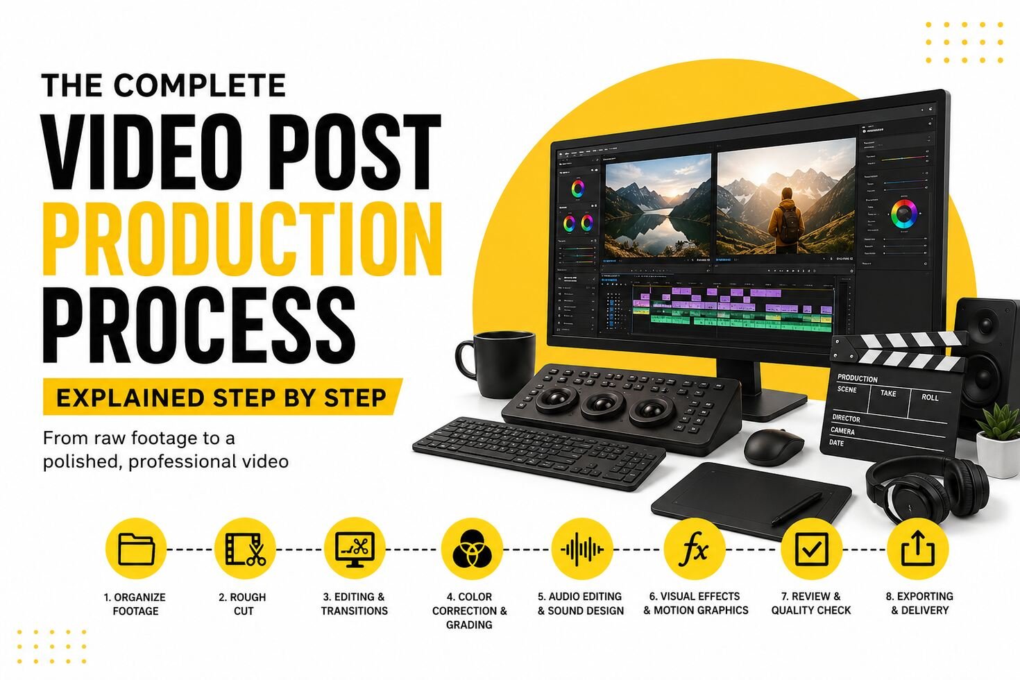 The Complete Video Post Production Process Explained Step by Step