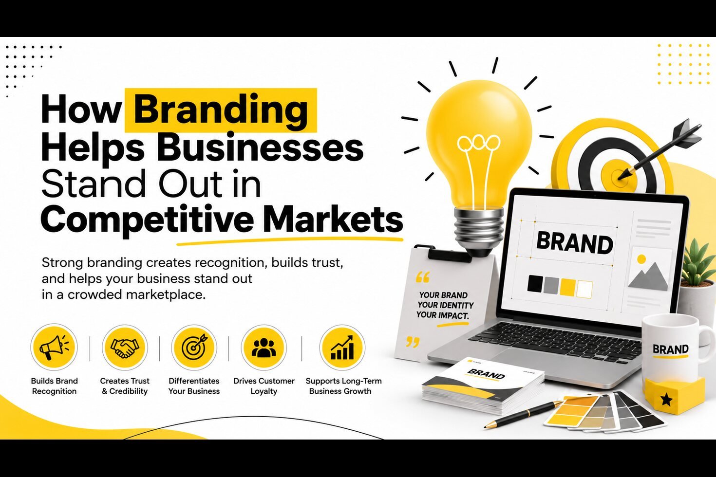 How Branding Helps Businesses Stand Out in Competitive Markets