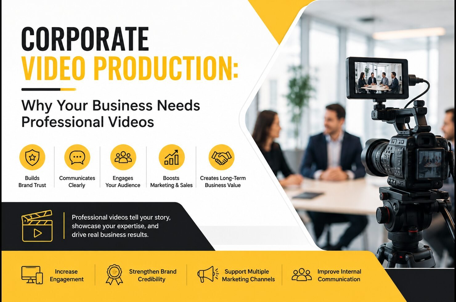 Corporate Video Production: Why Your Business Needs Professional Videos