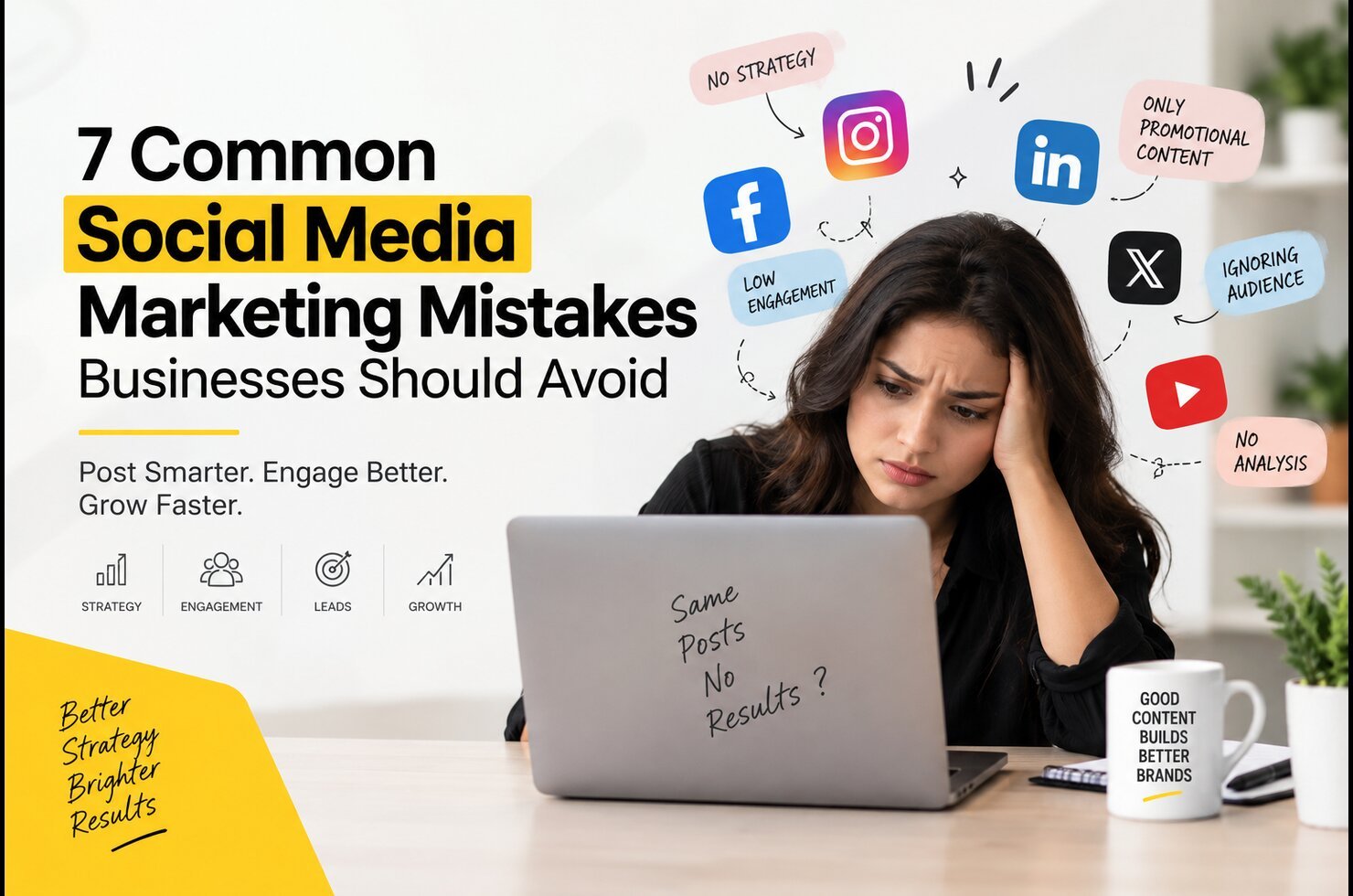 7 Common Social Media Marketing Mistakes Businesses Should Avoid